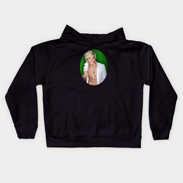 Ross Lynch Retro Kids Hoodie by Mendozab Angelob